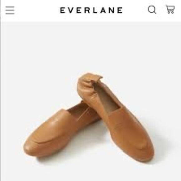 Everlane Shoes - Everlane Women's The Day Loafers in Camel Brown Leather Size 8